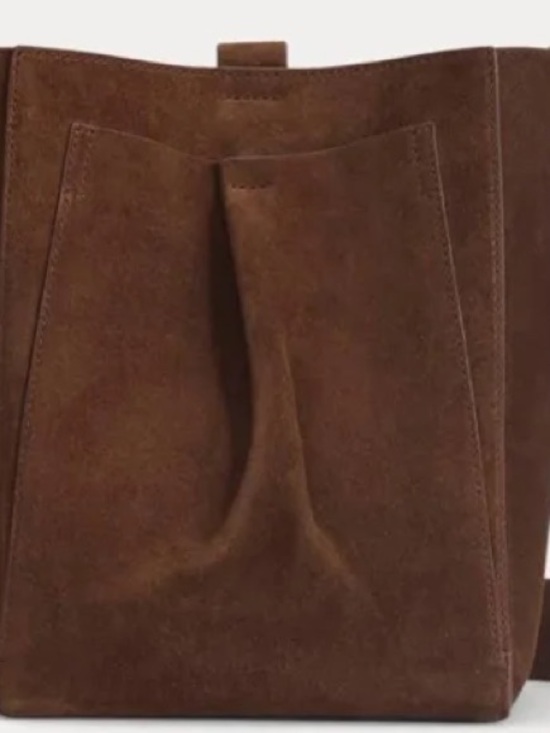 Everlane Handbags - THE MINI STUDIO Everlane Brown Suede Crossbody Bag